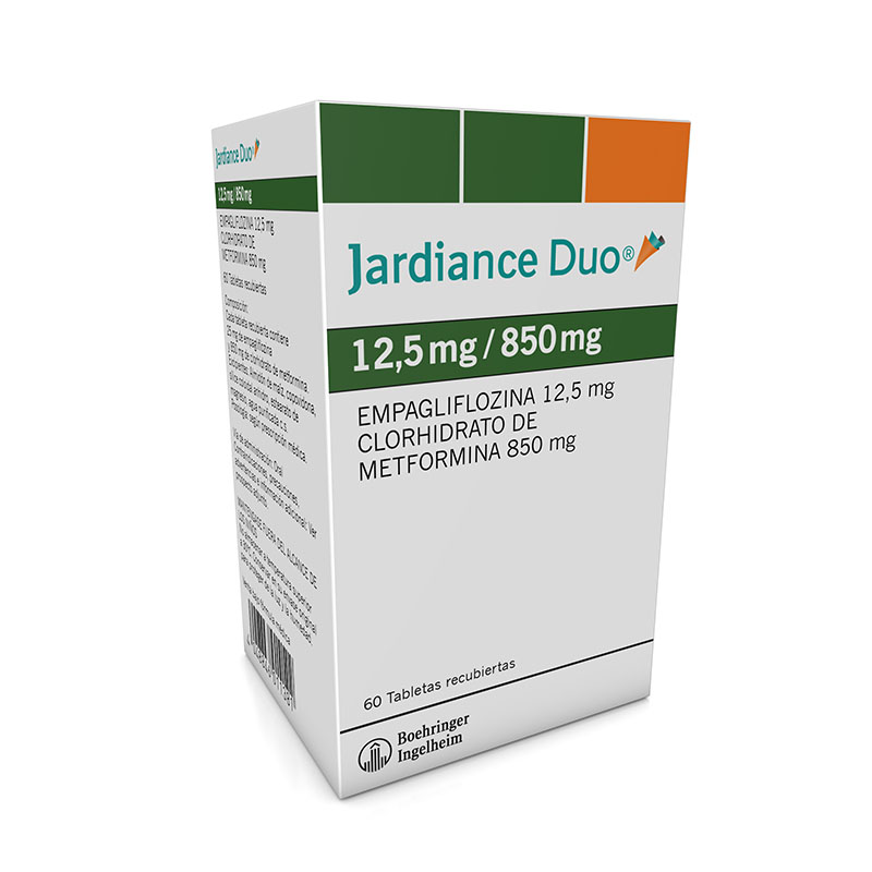 Jardiance Duo 12.5/850 Mg 60 Tabletas (A)(Pae) - Drogueria Drugs Suba